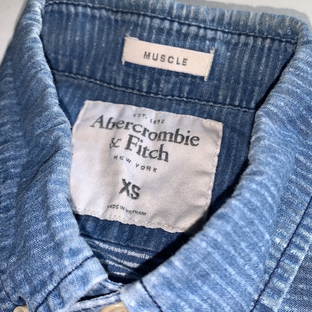 Blue Button Up - Picture 7 of 17